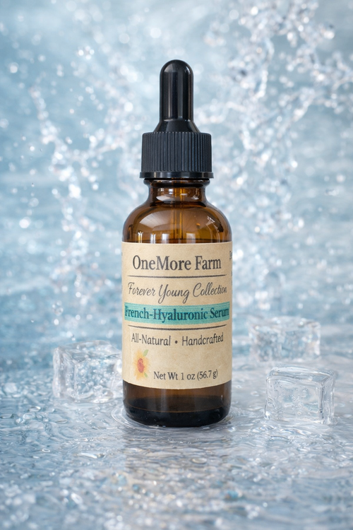 Drench Hyaluronic Serum 1 oz amber dropper bottle