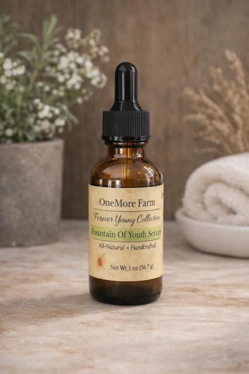 Fountain of Youth Serum 1 oz amber dropper bottle