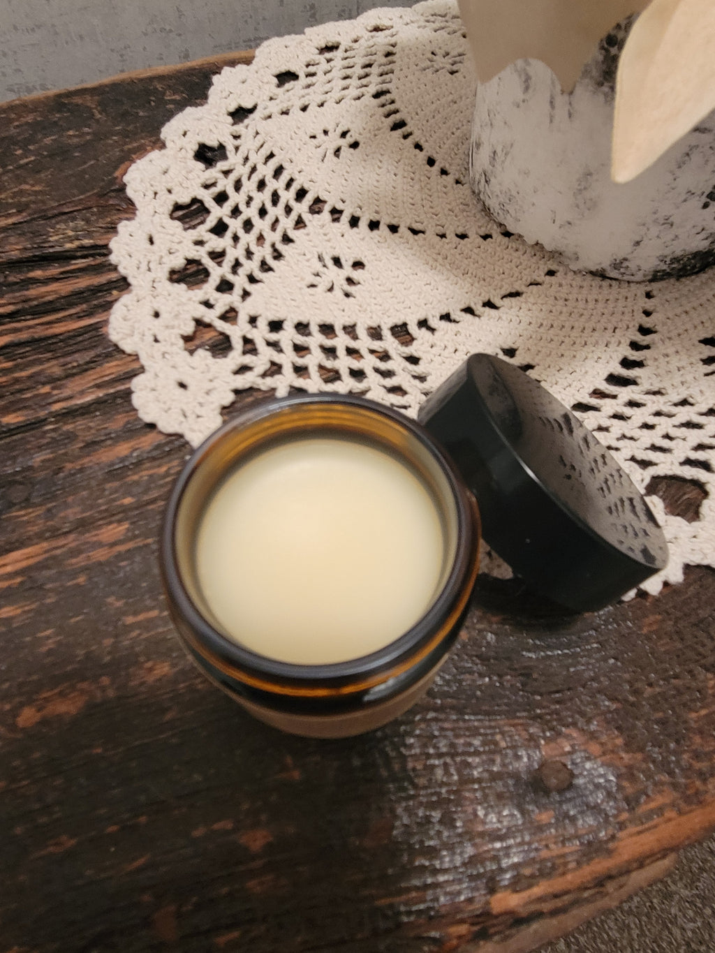 Tallow Renew Night Cream open jar